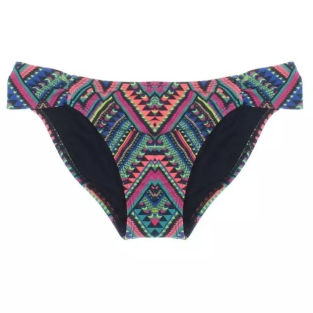 NWT💠L Space Printed Side Tab Hipster Swim Bottom - Picture 1 of 1